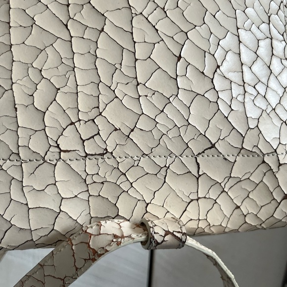 Club Monaco Cracked Leather Backpack - Picture 5 of 8